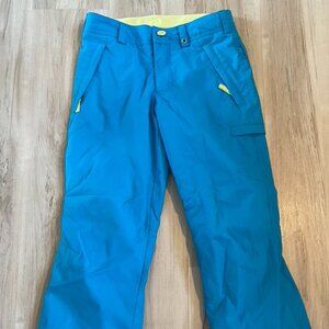 Burton dryride snowpants Youth L 10/12 blue ski snowboard unisex